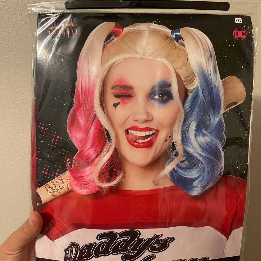 Harley Quin hair. Used one time